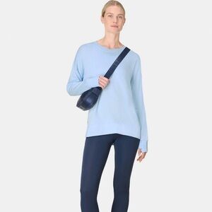 Sweaty Betty Blue After Class Longline Sweatshirt